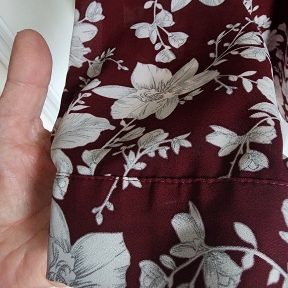 Alfred Sung Floral Print Plus Size Blouse Size XXL - Picture 4 of 7